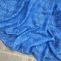 Tissu jacquard satiné de haute qualité, couleur brillante, bicolore, à fleurs, pour robe femme