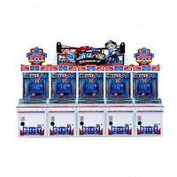 Machine de jeu à prix d'usine pour centres de divertissement familial (FEC) avec 5 joueurs, connectable, utilisable avec une machine à pousser les pièces et une machine d'arcade