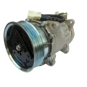 Sd7v16 6pk Auto Airconditioning Koelcompressor R134a Auto Airconditioning Compressor Voor Fiat Ulysse Lancia Phedra