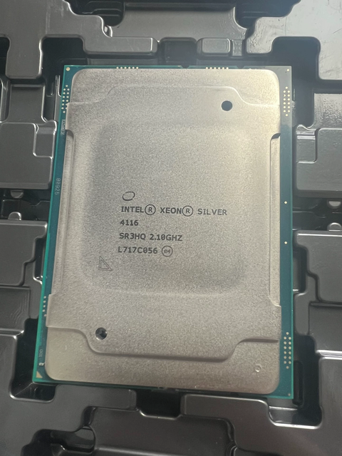Used Xeon Silver 4116 CPU(2.10GHz,12Core 24Thread,16.5MB,FCLGA3647,85W) SR3HQ Processor