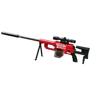 Electric Shooting Game AWM Sniper Launcher Weapons Toy nerf Foam Bullet Eva Soft Foam Gun Toy for Kids