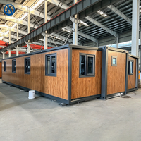 Maison conteneur pliable Honlu, maison modulaire préfabriquée en kit, cabines de vie en structure acier ignifuge