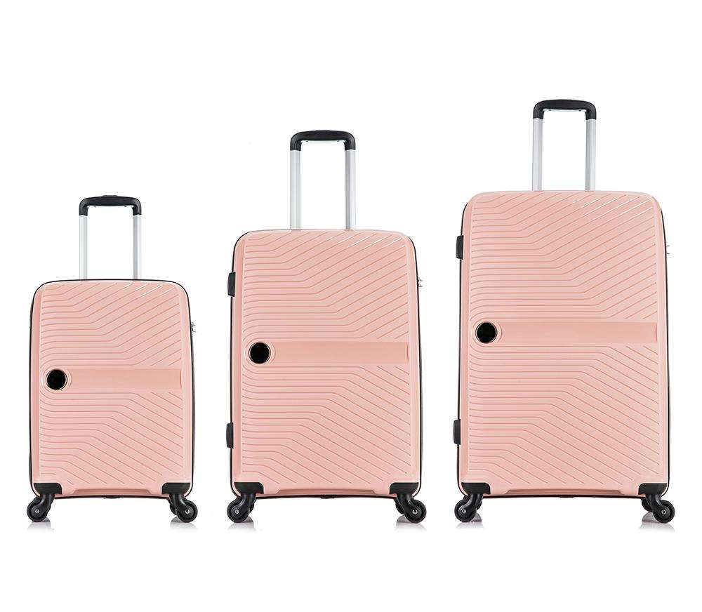 Rose Gold pp suitcase set