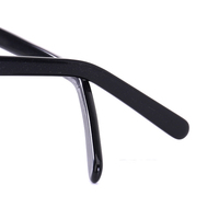 Gafas de Metal BONA, Nuevo Diseño Rectangular, Lentes Ópticas para Miopía, Color Negro, Protección Anti-Luz Azul, para Lectura