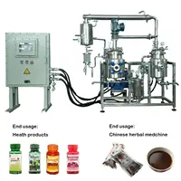 Réservoir d'extraction de plantes industriel, Machine d'extraction d'huile essentielle, prix d'extraction