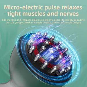 جهاز تدليك غواشا ذكي للمنزل مع فرشاة ميريديان إلكترونية وتسخين كهربائي دقيق للكشط وتحسين الدورة الدموية - Product Image 4