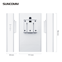 X72 Outdoor CPE con largo alcance 4G/5G NR 2,5 Gbps Ethernet POE Nano-SIM Desbloqueo Puntos de acceso inalámbricos empresariales de alta velocidad