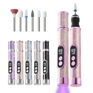 Lámpara UV Recargable 0728 para Uñas, Máquina de Manicura con Pantalla LED y Taladro para Remover Gel - Product Image 1