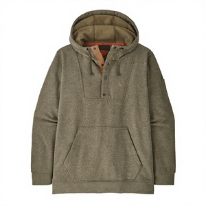 Sweat-shirt à capuche vintage personnalisé pour homme, lourd, brodé, imprimé, style délavé, sweat-shirts classiques - Product Image 6