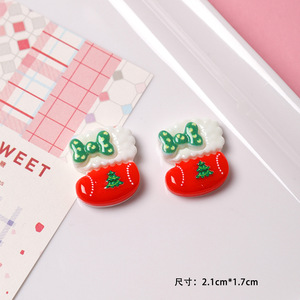 Accesorios Navideños Más Vendidos, Accesorios de Resina de Santa Claus, Colgantes Hechos a Mano para Carcasas de Teléfono, Venta al Por Mayor - Product Image 6
