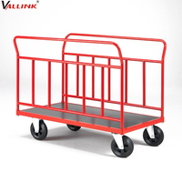 Chariot d'atelier en acier pliable avec plateforme, chariot de rangement thermolaqué, sacs de rangement, chariot à main robuste, service OEM