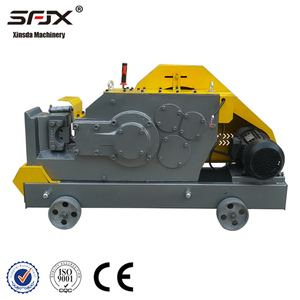 Machine à couper les barres d'armature SFJX, moteur 380V 3kW, niveau de sécurité élevé, certifiée CE, coupe-barres en acier industriel jaune - Product Image 3