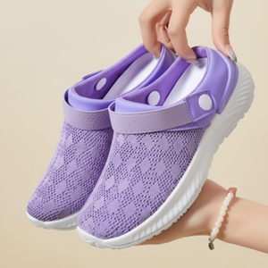 Pantofole comode da donna autunnali traspiranti One-Touch Casual con soletta eleganti scarpe da mamma - Product Image 1