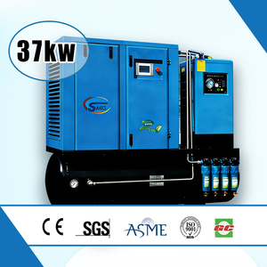 Compressore d'aria a vite specifico per laser da 37 kW con VFD a pressione costante, filtrazione multistadio e sistema di raffreddamento ad alta efficienza - Product Image 1