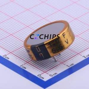 Supercondensateur DCL5R5105CF, composant traversant (THT), condensateur 1F -20%~+80% 5.5V 1.5mA@30mins - Product Image 1