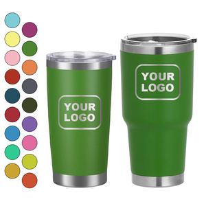 Nuevo Diseño, Vasos Térmicos de Doble Pared de 20oz/30oz, Personalizables por Sublimación, Termos Aislados de Acero Inoxidable, Taza para Auto - Product Image 1