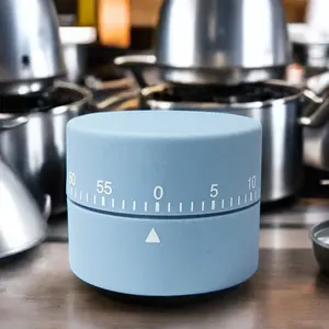 Zykinder-Mechanik-Timer 60 Minuten Standard-Countdown umweltfreundliches Kunststoff-Küchenwerkzeug Neuheit klassisches industrielles modernes Design