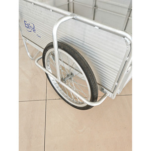 Opvouwbare Utility <span class=keywords><strong>Cart</strong></span> Aluminium Tuin Kar Vouwwagen Lichtgewicht Twee Massieve Wielen Heavy Duty - Product Image 6
