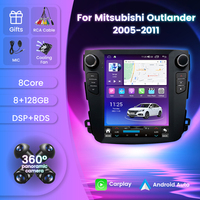 Autoradio Mekede à écran tactile IPS série TS 8 + 128g pour Mitsubishi Outlander 2005-2011 BT lecteur Dvd de voiture avec Bt Gps