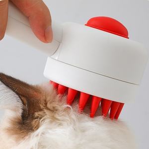 Sikat Mandi Pijat Hewan Peliharaan Taimipet SKUF-3 dengan Dispenser Sampo, Bahan ABS TPR Lembut, Scrubber Semprot untuk Anjing Kucing, Pembersih Mendalam Busa Melimpah untuk Bulu - Product Image 6