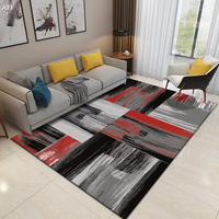 Tapis de salon en velours cristal de luxe, tapis moelleux et doux, antidérapant, lavable, pour la maison, la chambre à coucher, le canapé