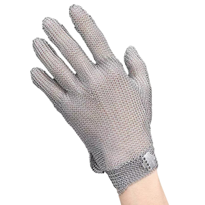 Gant en maille d'acier inoxydable réutilisable, facile à nettoyer, anti-coupure, équipement de protection pour la restauration, la cuisine et l'abattage - Product Image 3