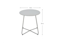 Petite Table auxiliaire de canapé, en métal, Design KD, pour salon, chambre à coucher, balcon