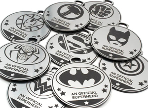 Médaille miraculeuse en plastique argenté personnalisée pour l'<span class=keywords><strong>anniversaire</strong></span> des enfants - Product Image 6