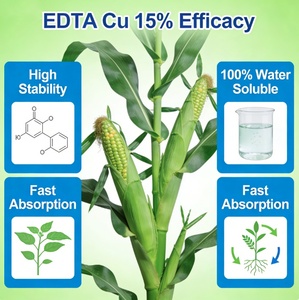 EDTA Cu 15% en Polvo, Cobre Quelatado, Fertilizante Micronutriente Soluble en Agua, Mezclable para Pulverización <span class=keywords><strong>Foliar</strong></span> en Agricultura - Product Image 5