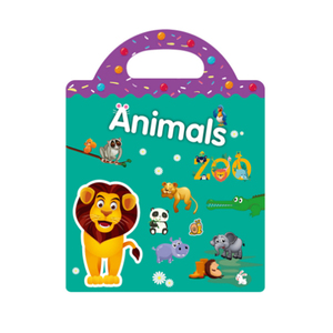 Livre d'activités Montessori éducatif pour l'apprentissage précoce, silencieux, réutilisable, en papier, avec autocollants pour enfants - Product Image 1