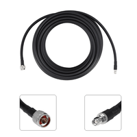 Câble RF LMR400 flexible à faible perte, coaxial, longueur personnalisée jusqu'à 10 m, cuivre, pour antennes de communication, 5 m en standard