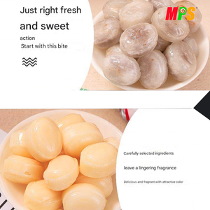 Fabricant OEM de marque privée <span class=keywords><strong>bonbons</strong></span> durs tropicaux à l'arôme de noix de coco confiserie goût fruité enrobé décoration emballée dans un sac - Product Image 3