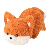 Peluche Réversible Renard-Chien pour Filles, Adorable Poupée Renard-Chien Ultra Douce, Anti-Stress, Cadeau d'Anniversaire, Vente en Gros Personnalisée