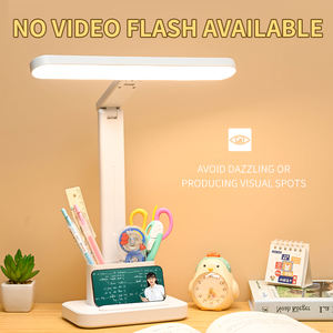 Customizável Modern LED Desk <span class=keywords><strong>Lamp</strong></span> com Estudo Flexível <span class=keywords><strong>Table</strong></span> <span class=keywords><strong>Lamp</strong></span> Três Cores Temperatura USB Carregamento <span class=keywords><strong>Pen</strong></span> <span class=keywords><strong>Holder</strong></span> Direto da Fábrica - Product Image 2