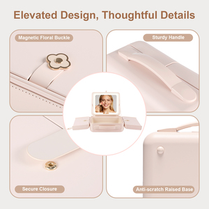 Sacs messagers pour femmes <span class=keywords><strong>OBOX</strong></span>, sac cosmétique de luxe, design pour les maquilleuses indépendantes, essentiels de voyage - Product Image 4