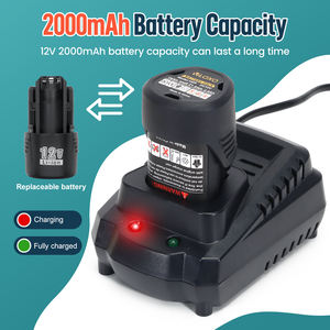 무선 로터리 패브릭 커터, 가죽 및 카펫용 다층 전기 직물 가위, 배터리 2 개 포함, 무선 가위 12V - Product Image 4