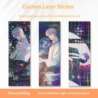 Billets laser personnalisés en papier avec film nacré, cartes créatives anime auto-imprimées, impression de logo personnalisée