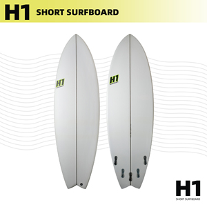 Vente en gros d'usine OEM Planche de surf courte personnalisée |   Planche de surf standard en résine polyester, fibre de verre et mousse PU, laminée à la main, 6'2" 36.3L - Product Image 4