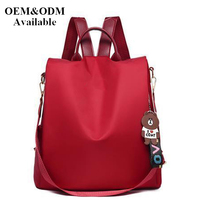 Sac à dos de voyage en toile PU de luxe 2026, Nouvelle Arrivée, Style Coréen Tendance, Sac à dos Décontracté pour Femme, Sac d'école