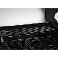 Barbecue portable à 3 brûleurs au propane, pliable, pour table extérieure, chariot de barbecue, montage facile, style moderne, métal laminé à froid avec revêtement en poudre
