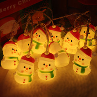 Guirlande lumineuse décorative de Noël multi-styles, Père Noël, bonhomme de neige, ours, ambiance festive, lumières colorées