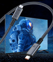Vente en gros Macbook Pro 40gbps câble USB4 8K 240W Thunderbolt 4 fils pour Thunderbolt 4 câble Nylon tablette Android