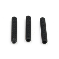 Vis sans tête à six pans creux en oxyde noir M2 M3 M4 M5 M6 M8, filetage complet, vis de réglage, classe 12.9, fixation haute résistance, en vrac
