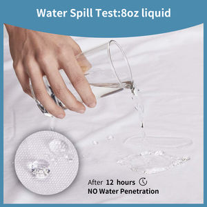 OEKO-TEX Standard 100 2er Pack Super Soft White für Tencel Lyocell Queen Size Bettwäsche Wasserdicht Hotel Kissen Protector Zipper Hom - Product Image 4