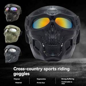 Nuevas Gafas de Ciclismo Usa Mairun823 Skull Pro, Resistentes al Viento, Ligeras, Compatibles con Casco Táctico, para Motocross/Motocicleta/Esquí - Product Image 2