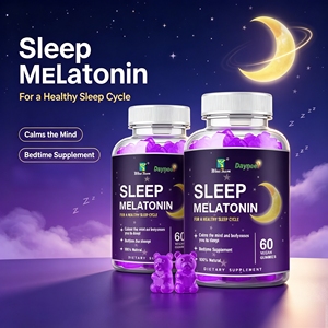Gomitas para Dormir de Alta Calidad al por Mayor, Suplemento Dietético, Gomitas Herbales para un Sueño Profundo y Prolongado, Gomitas Detox para Dormir - Product Image 1