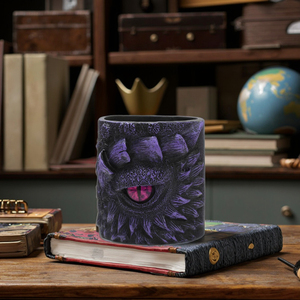 Vaso Portapenne in Resina Stile Dark Ispirato alla <span class=keywords><strong>Mitologia</strong></span> Europea e Americana con Occhio del Diavolo, Articolo Regalo Creativo e Culturale. - Product Image 5