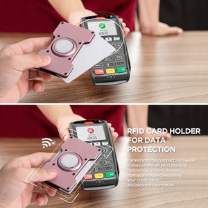 เคสใส่บัตรเครดิตธนาคารขนาดเล็กแบบ TVC700กระเป๋าสตางค์อลูมิเนียมมีช่องใส่บัตรแบบโลหะสำหรับใส่ป้ายยี่ห้อ Airtag - Product Image 5