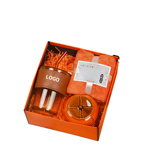 Ensemble cadeau souvenir de Noël de mariage d'anniversaire de nouvel an pour femmes pour la promotion de bureau ou la fête des mères avec tasse <span class=keywords><strong>serviette</strong></span> - Product Image 5