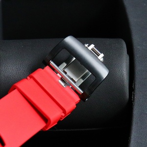 Montre mécanique sportive de marque de créateur pour homme, avec bracelet en caoutchouc en fibre de carbone, mouvement importé, fonction chronographe automatique. - Product Image 3